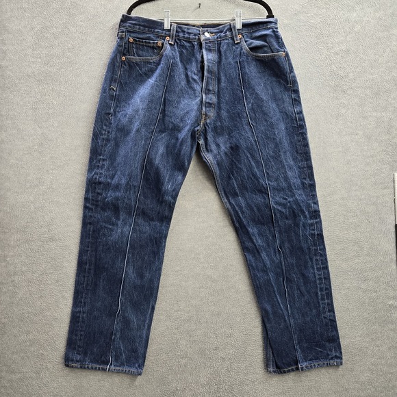VINTAGE Levi's 501 XX Men Jeans 38X32 Blue Denim Original Fit Straight Y2K